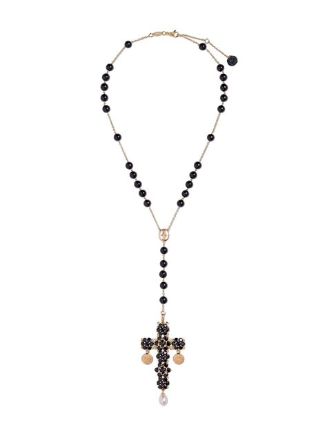 Dolce & Gabbana Tradition Rosary Necklace .